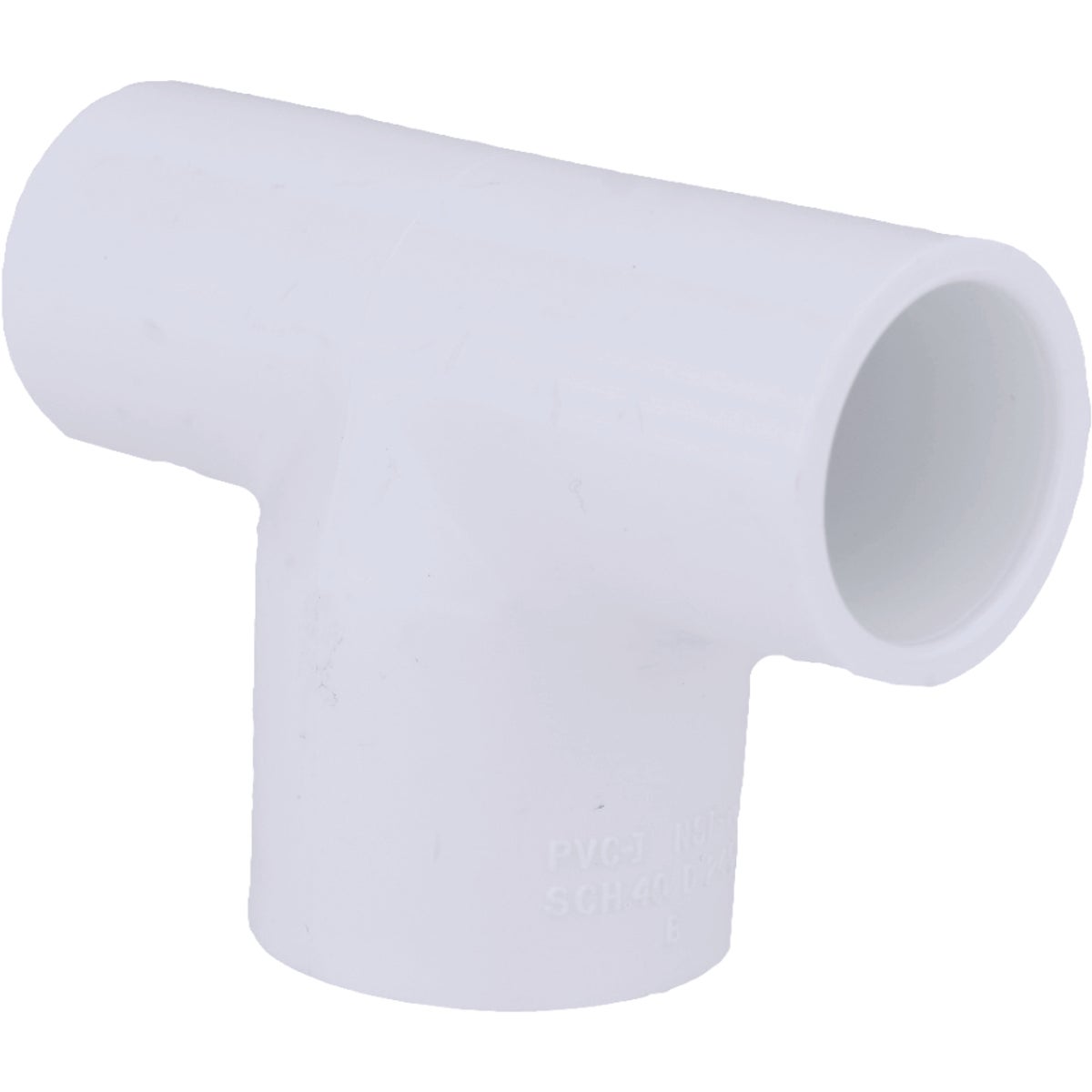 Charlotte Pipe 1/2 In. x 1/2 In. x 3/4 In. White Reducing Tee