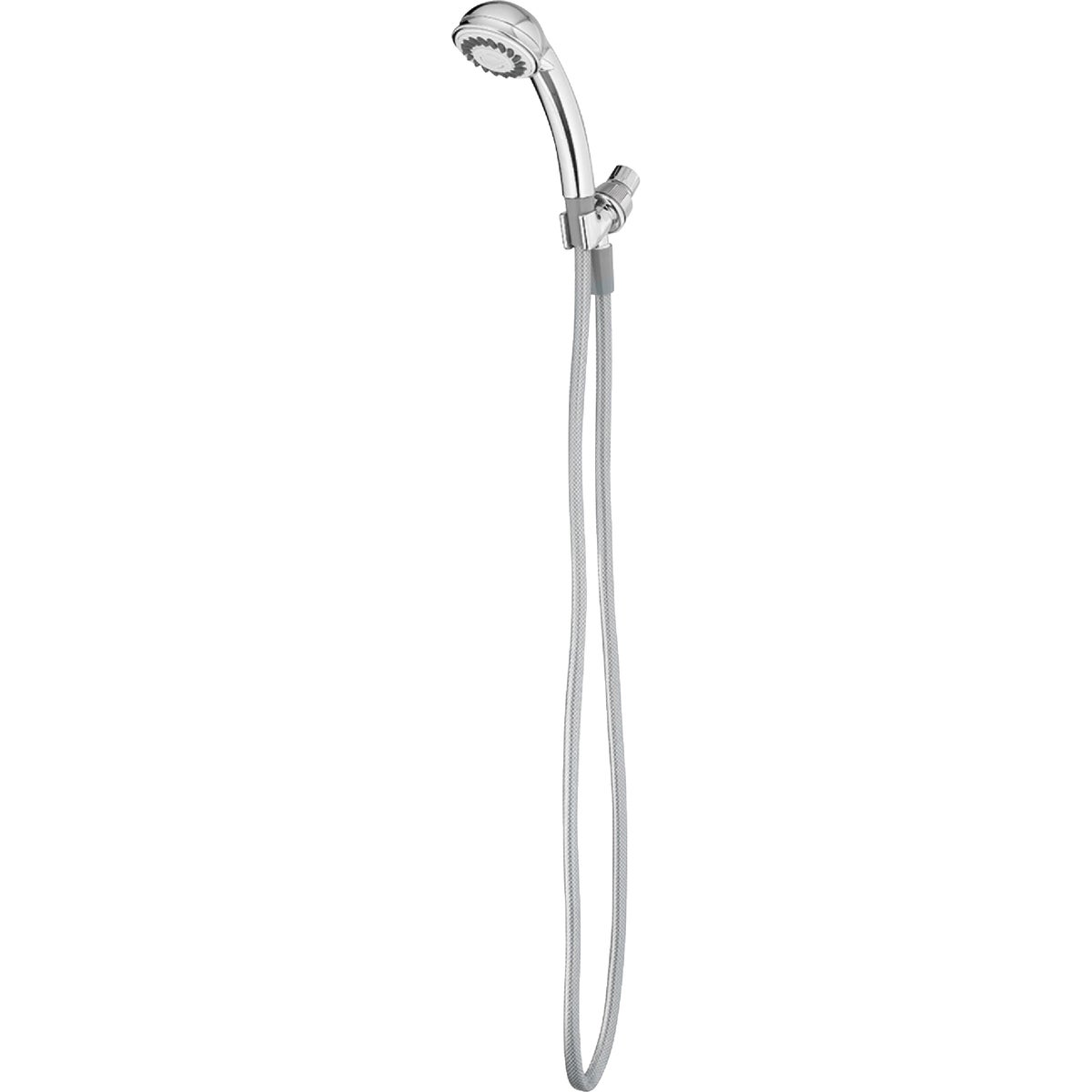 HomePointe Handheld Shower Head, 3 Settings, Plastic with Chrome Finish Image 1