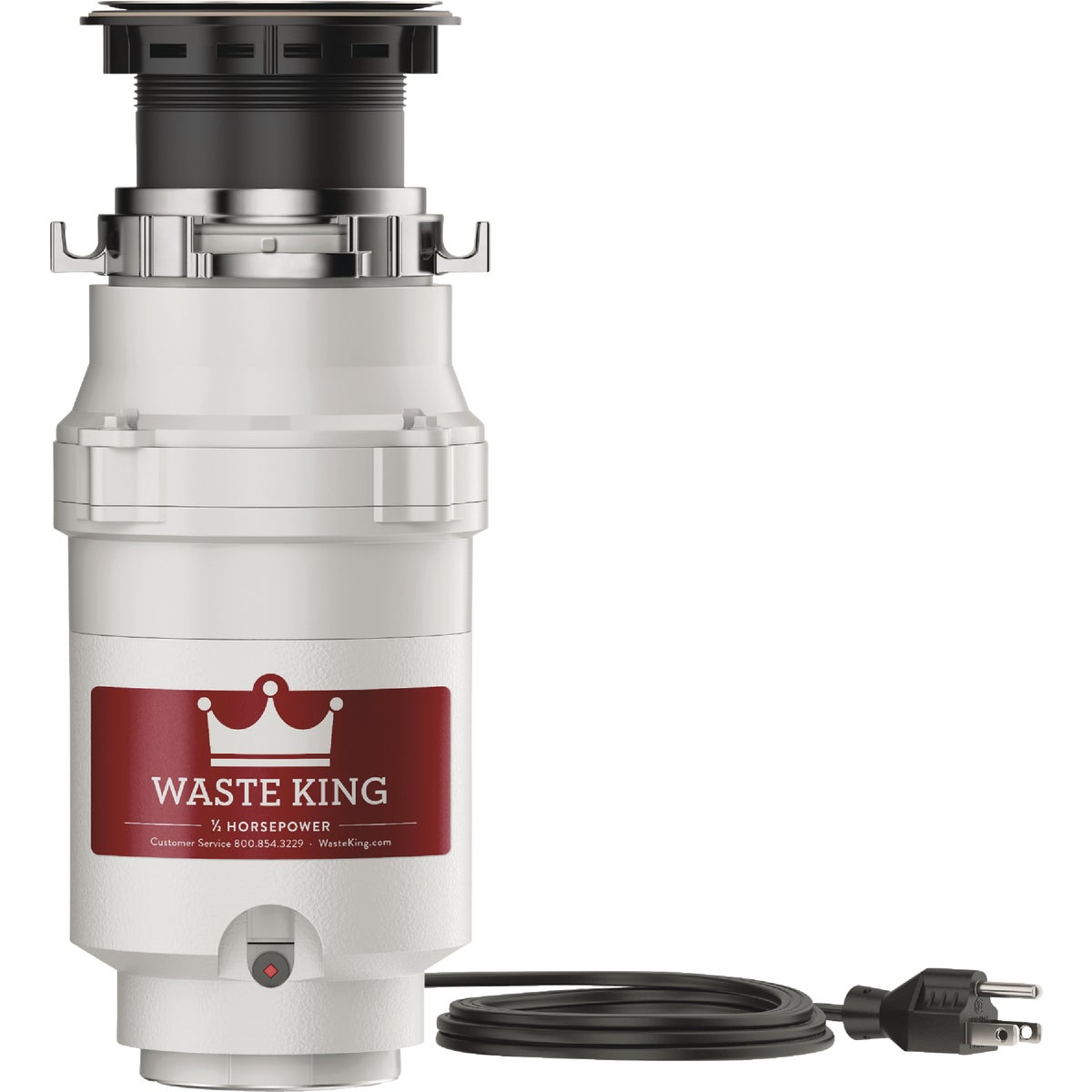 Waste King Legend Series 1/2 HP Garbage Disposer, 2 Year Warranty