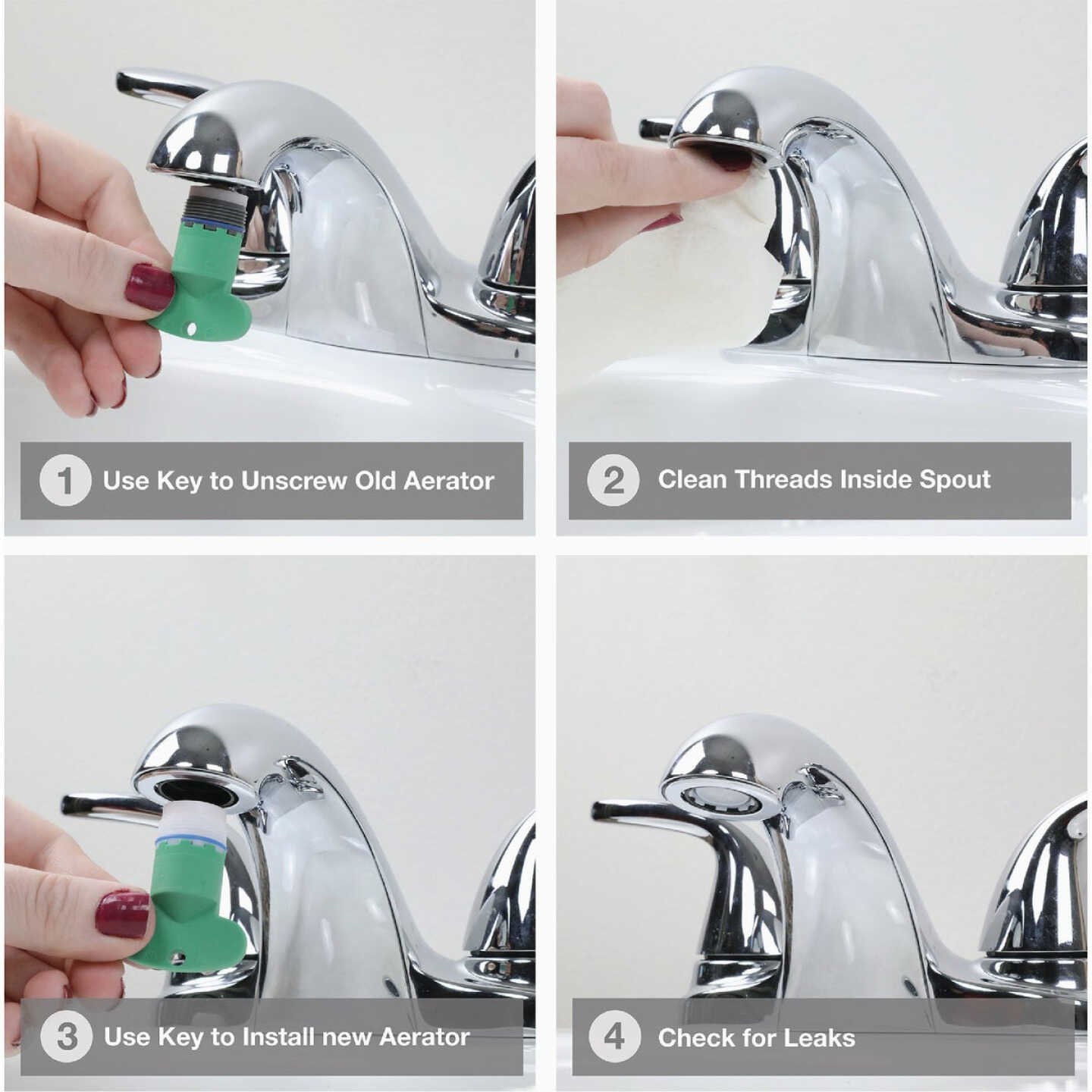 Danco WaterSense 1.2 GPM Tiny Hidden Faucet Aerator Insert (2-Pack) Image 2