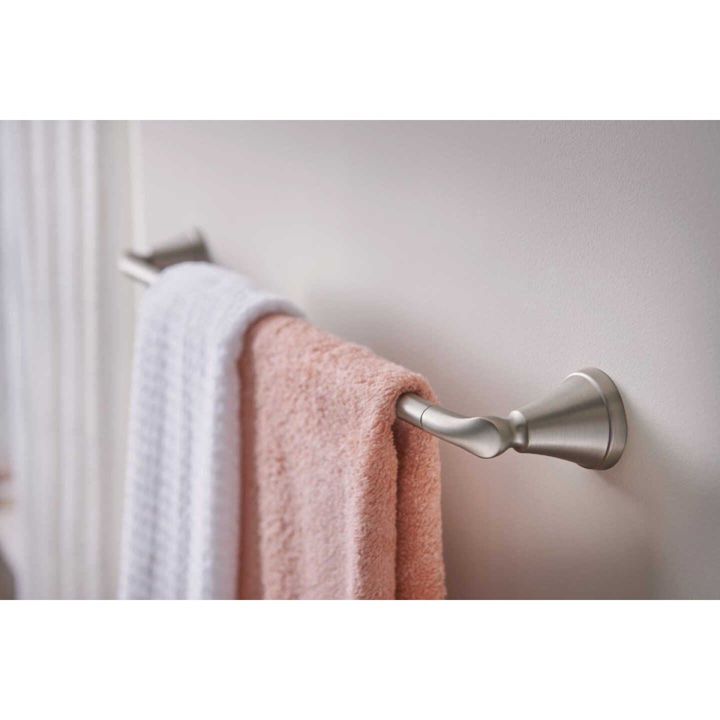 Moen Tiffin 24 In. Towel Bar, Brushed Nickel Image 2