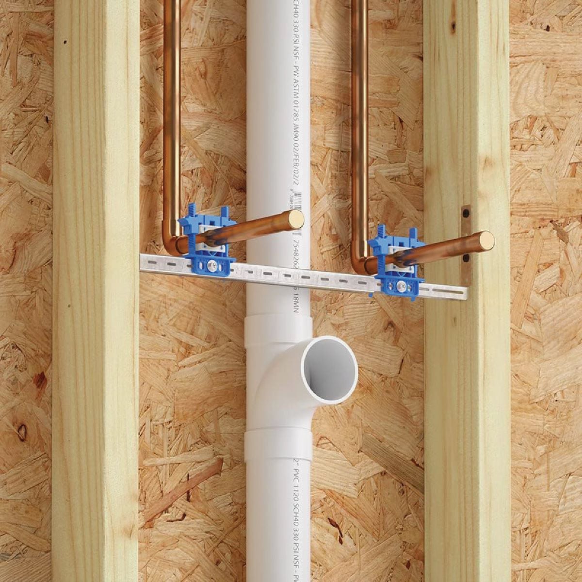 HoldRite 10 to 18 In. Stout Bracket Galvanized Telescoping Brackets & Clamps Kit Image 2