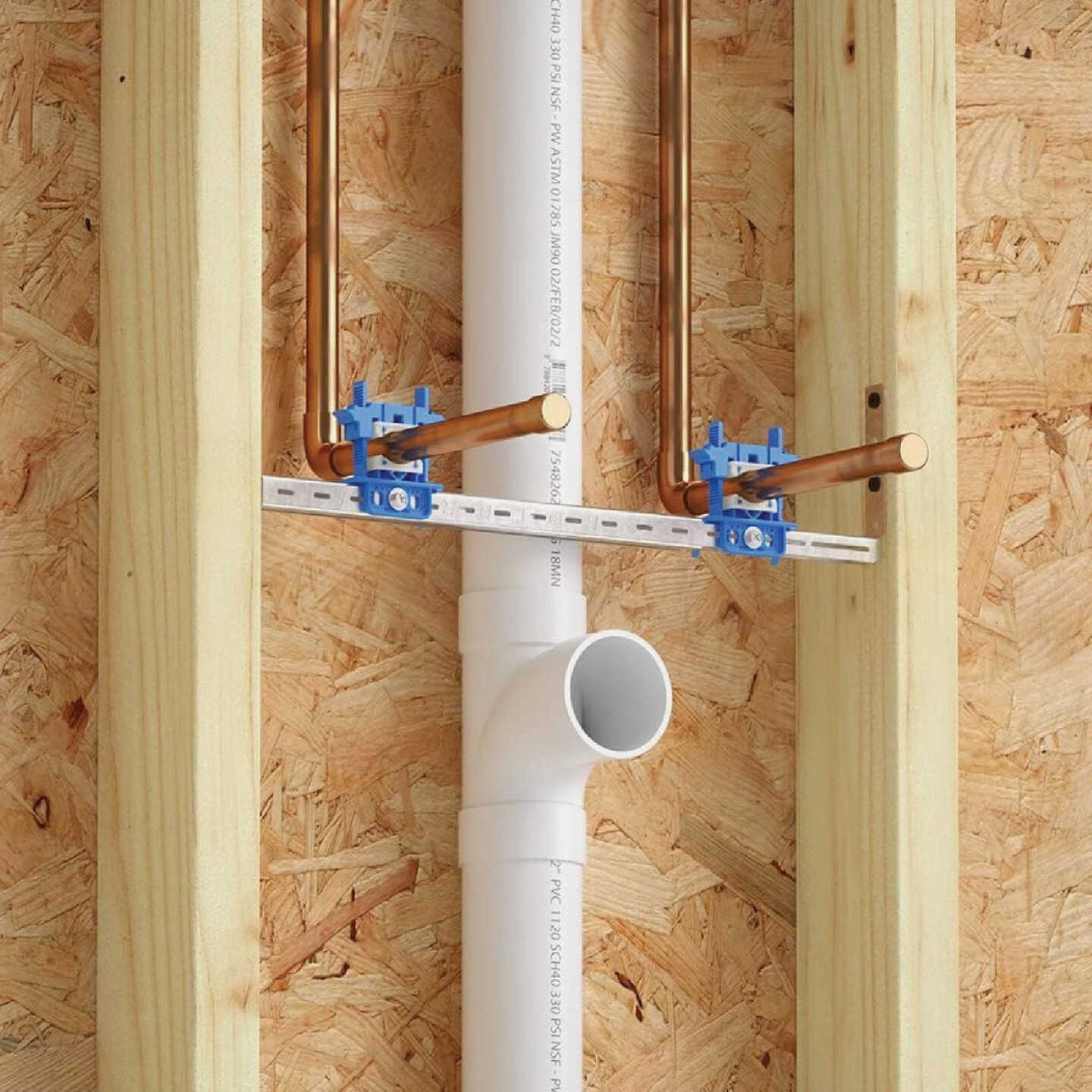 HoldRite 10 to 18 In. Stout Bracket Galvanized Telescoping Brackets & Clamps Kit Image 2