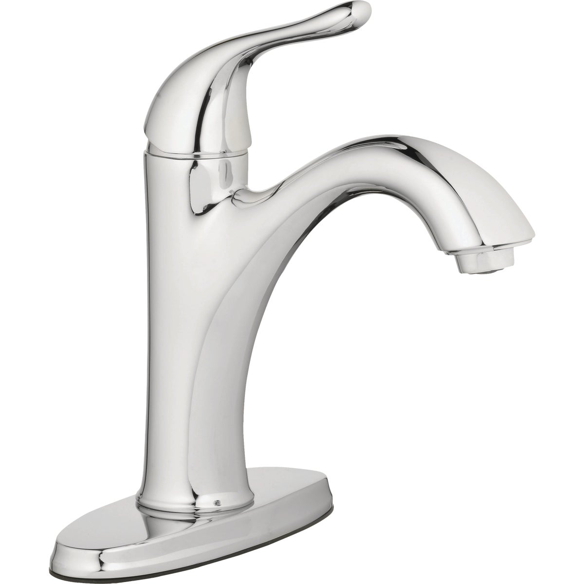 Homepointe Brushed Nickel 1- Handle Lavatory Faucet Image 1