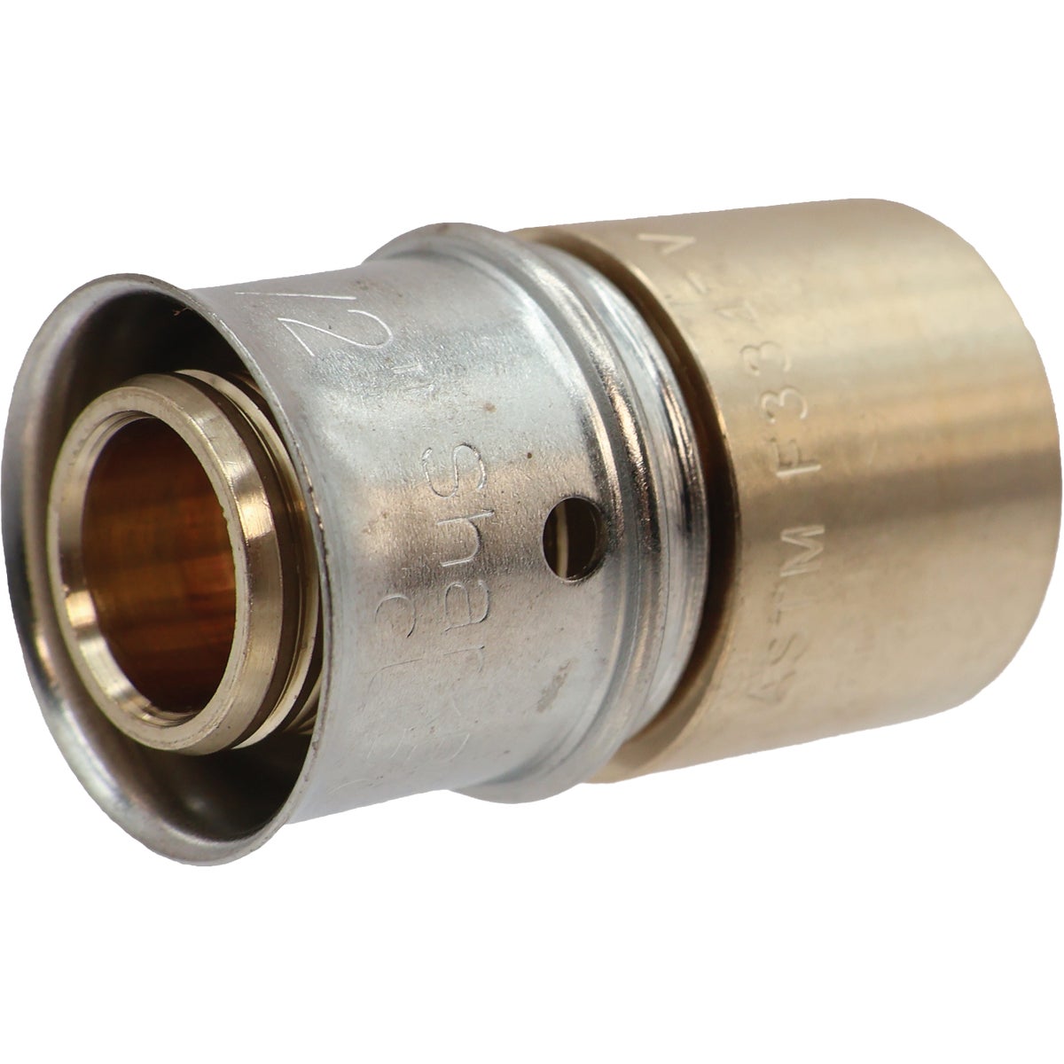 SharkBite 1/2 In. x 1/2 In. Female PEX Press Brass Sweat Adapter