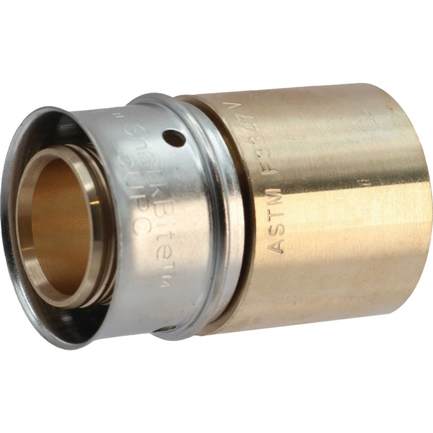 SharkBite 3/4 In.x3/4 In. Female PEX Press Brass Sweat Adapter Image 1