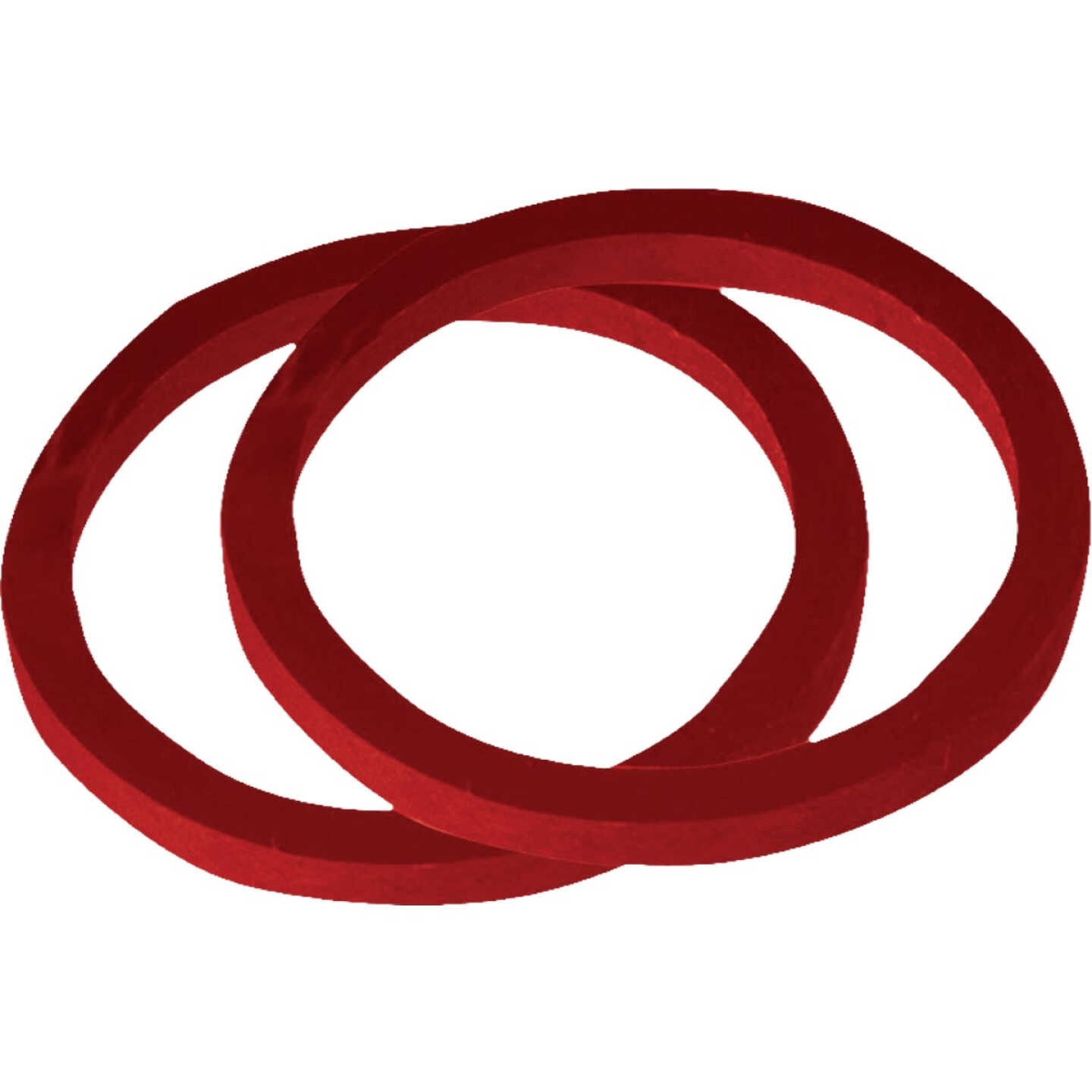 Keeney 1-1/2 In. x 1-1/4 In. Red Tapered Reducing Thermo Plastic Rubber Washer Image 1