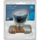 SharkBite 3/4 In. Push-to-Connect Pressure-Gauge Brass Tee Image 2