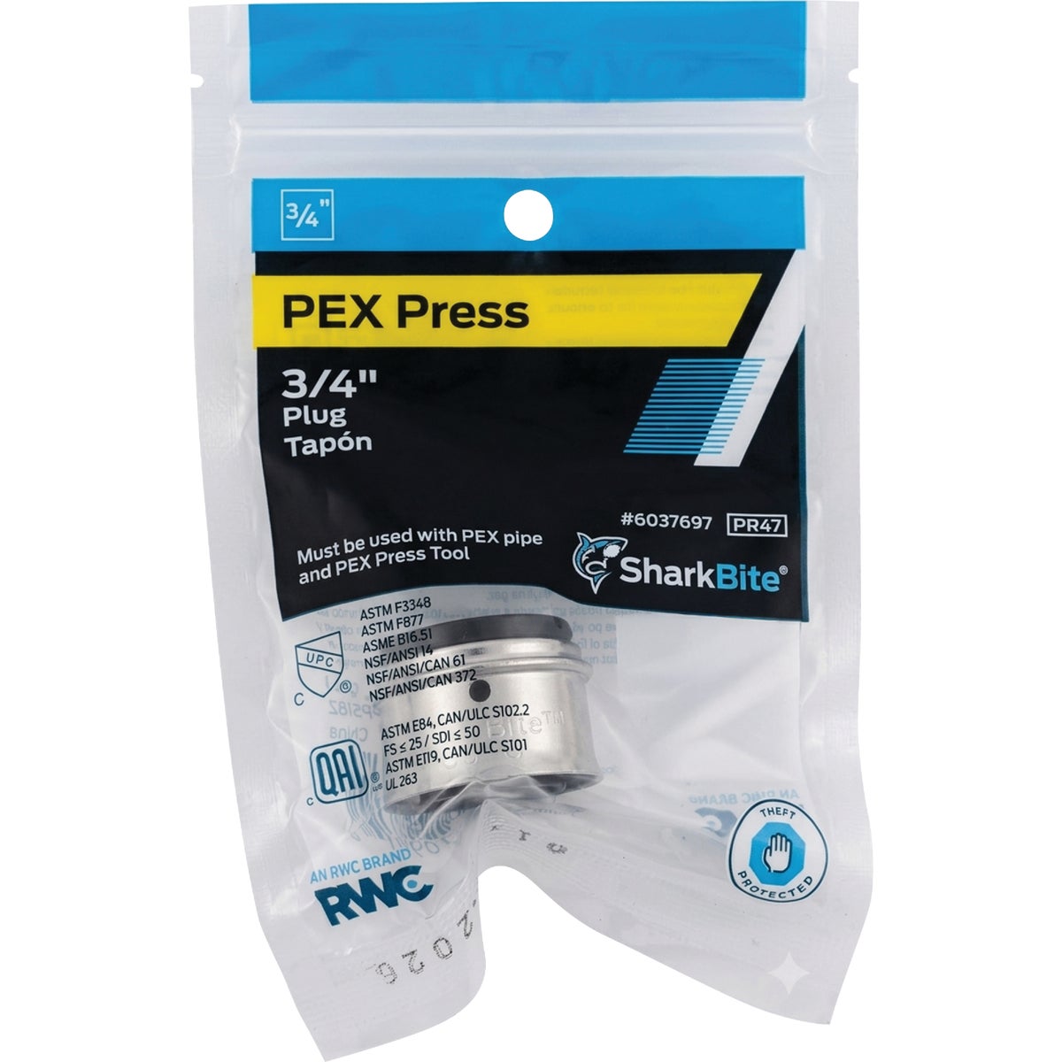 SharkBite 3/4 In. PEX Press Poly Plug Image 2