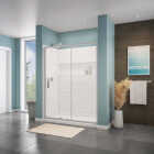 Bootz NexTile 6032 60 In. x 74 In. x 32 In. Direct-to-Stud Shower Wall Kit in White (4-Piece) Image 2