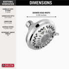 Delta Chrome 6-Spray Shower Head Image 3