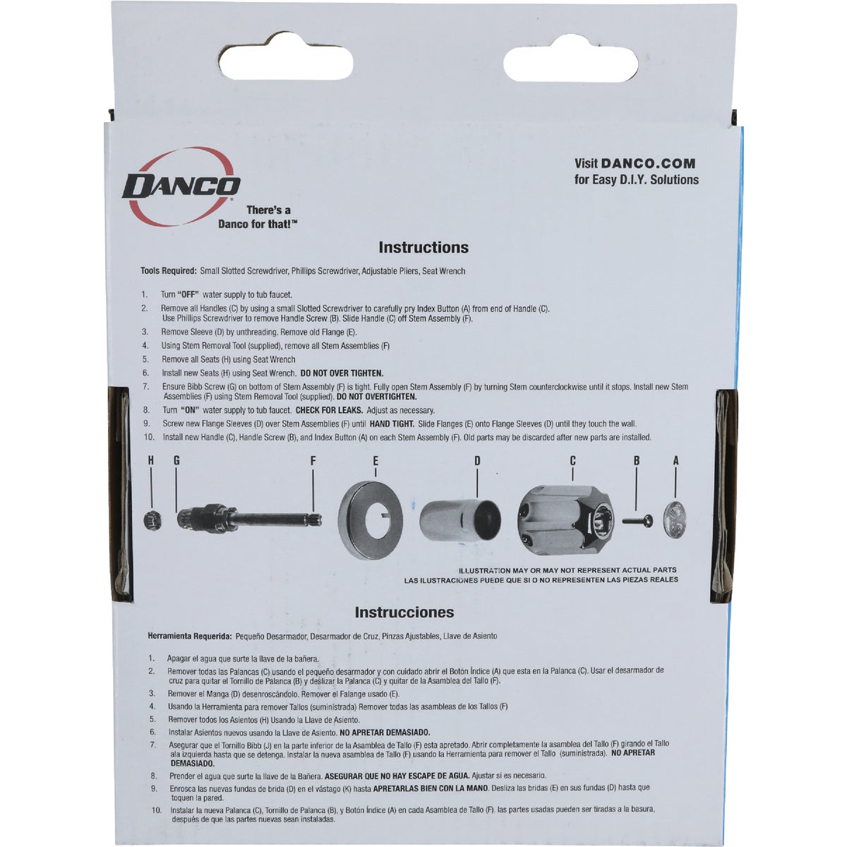 Danco Sayco Bath & Shower Repair Kit Image 3