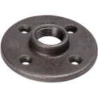 Southland 2 In. x 5-1/8 In. Black Iron Floor Flange Image 1