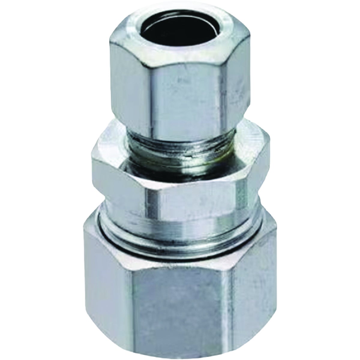 Plumb Pak 1/2 In. Copper x 3/8 In. OD Brass Compression Straight Connector
