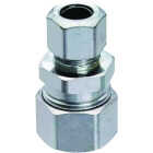 Plumb Pak 1/2 In. Copper x 3/8 In. OD Brass Compression Straight Connector Image 1