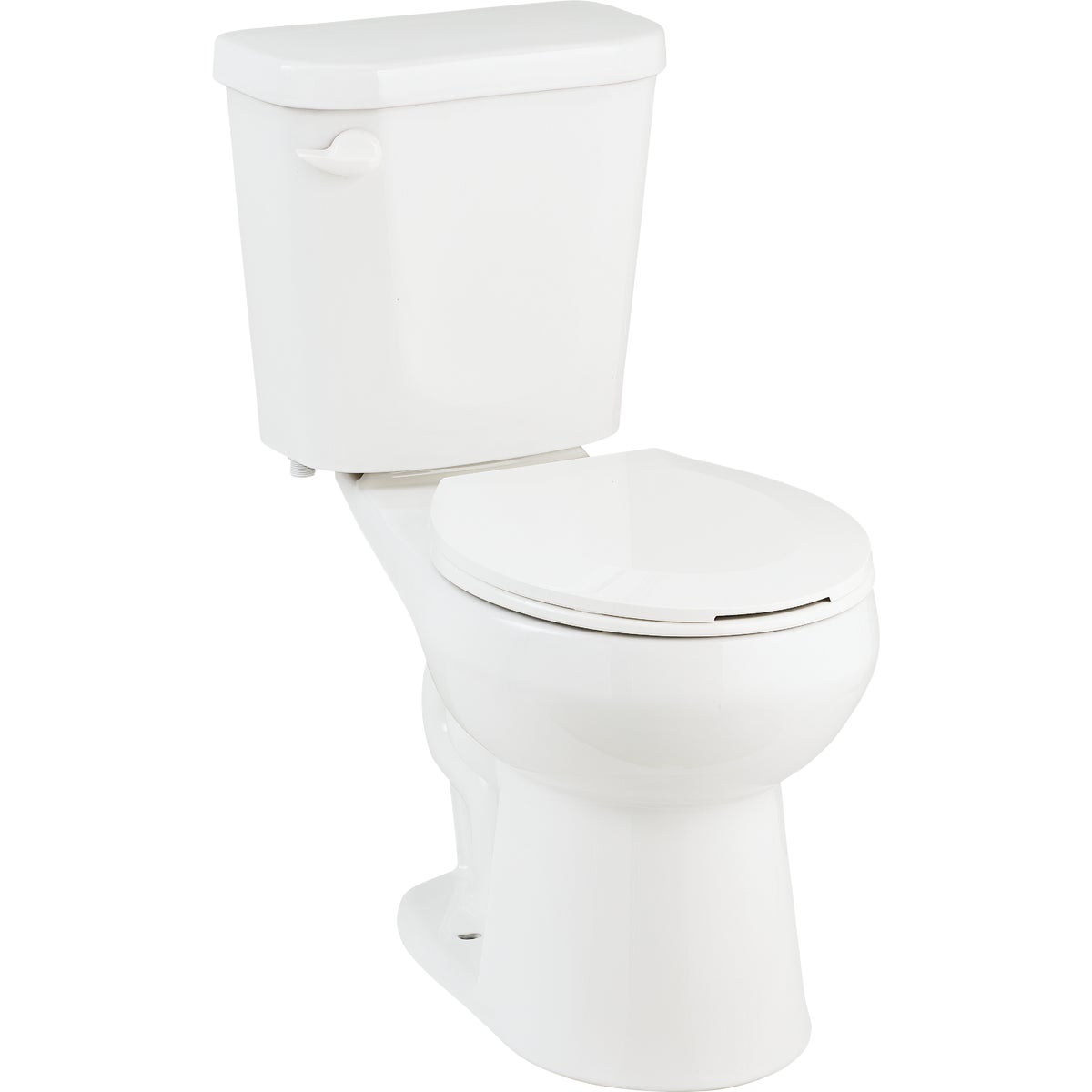 Common Goods Harbor White Round 1.28 GPF Toilet Image 3