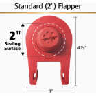 Korky Ultra 2 In. x 2 In. Rubber High Performance Universal Flapper Image 4