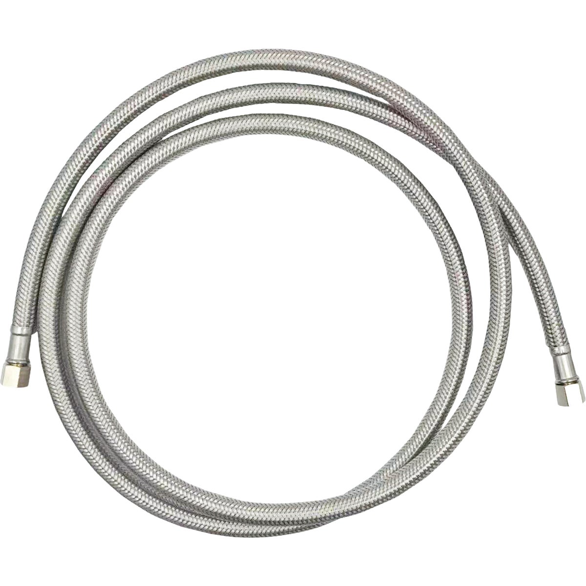 Homewerks 1/4 In. OD COMP x 1/4 In. OD COMP x 72 In. Long Braided Stainless Steel Ice Maker Supply Line