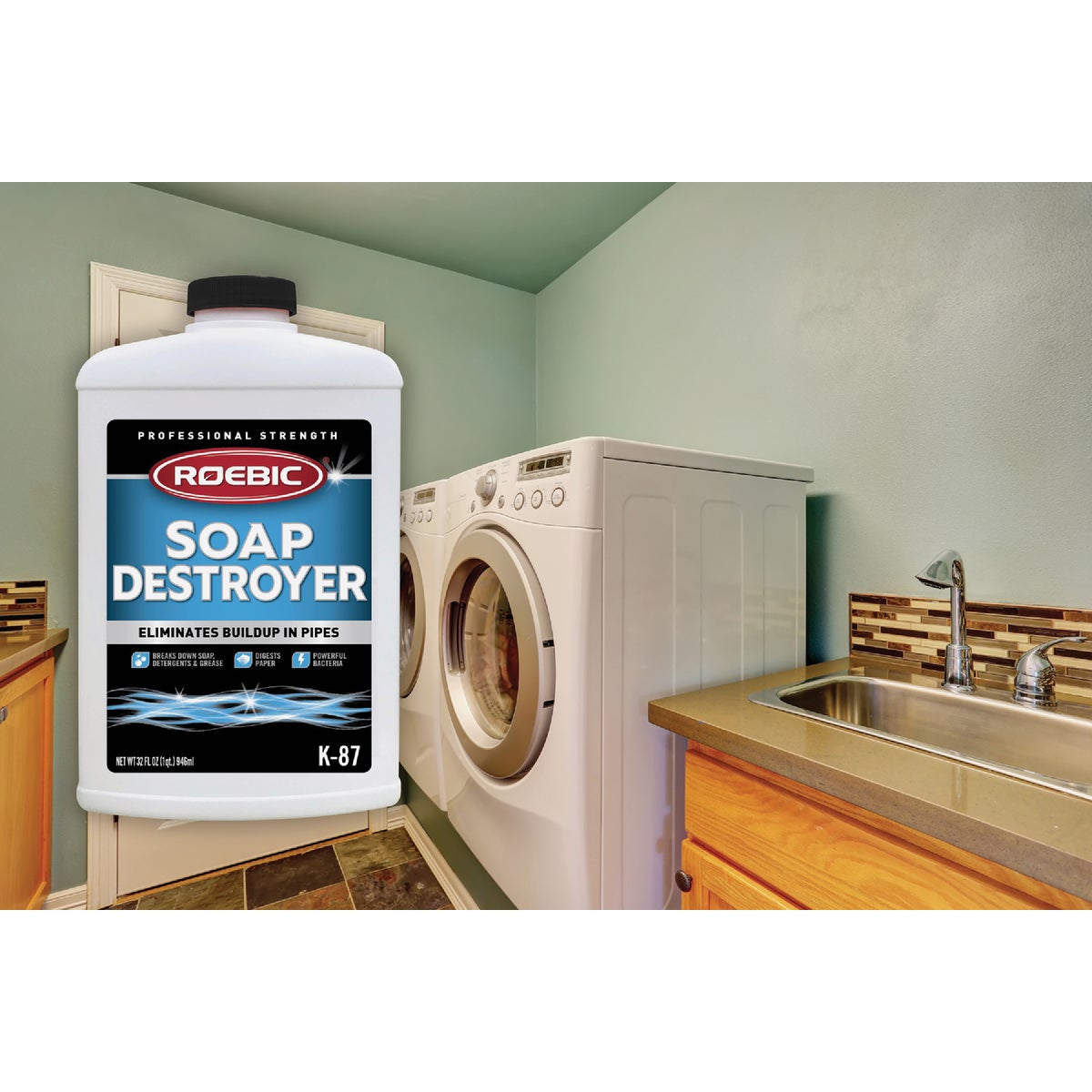 Roebic 32 Oz. Soap Destroyer Drain Opener & Cleaner Image 2