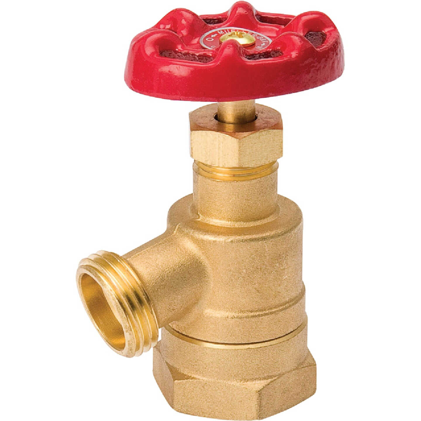 Proline 1/2 In. FIP x 3/4 In. MHT Brass Bent Nose Garden Valve Image 1