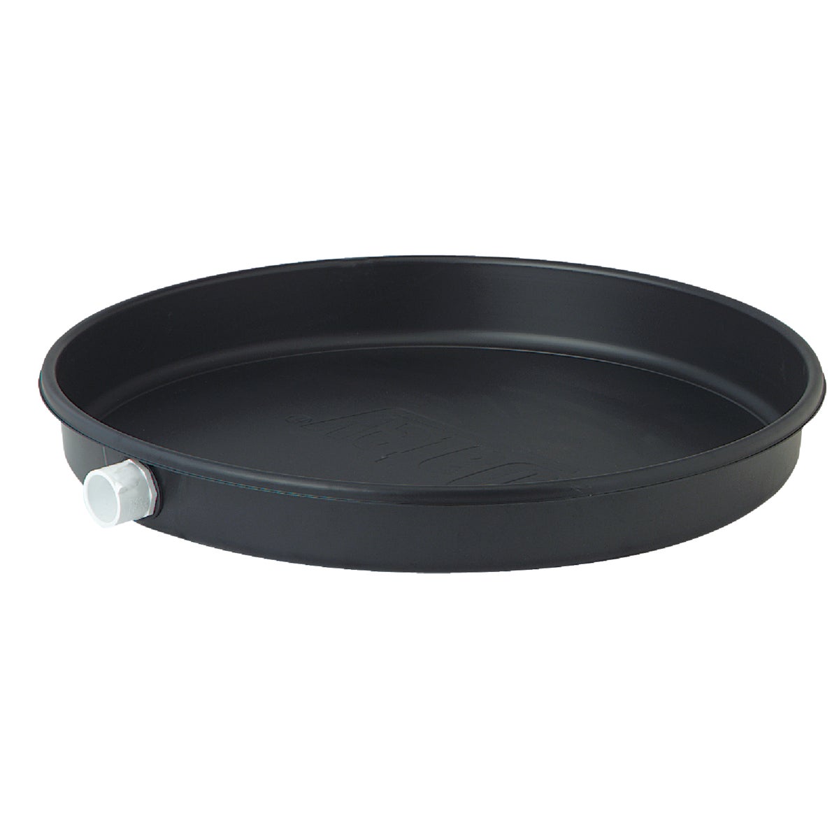Oatey 20 In. Dia. Plastic Water Heater Drain Pan with 1 In. to 1-1/2 In. PVC Adapter