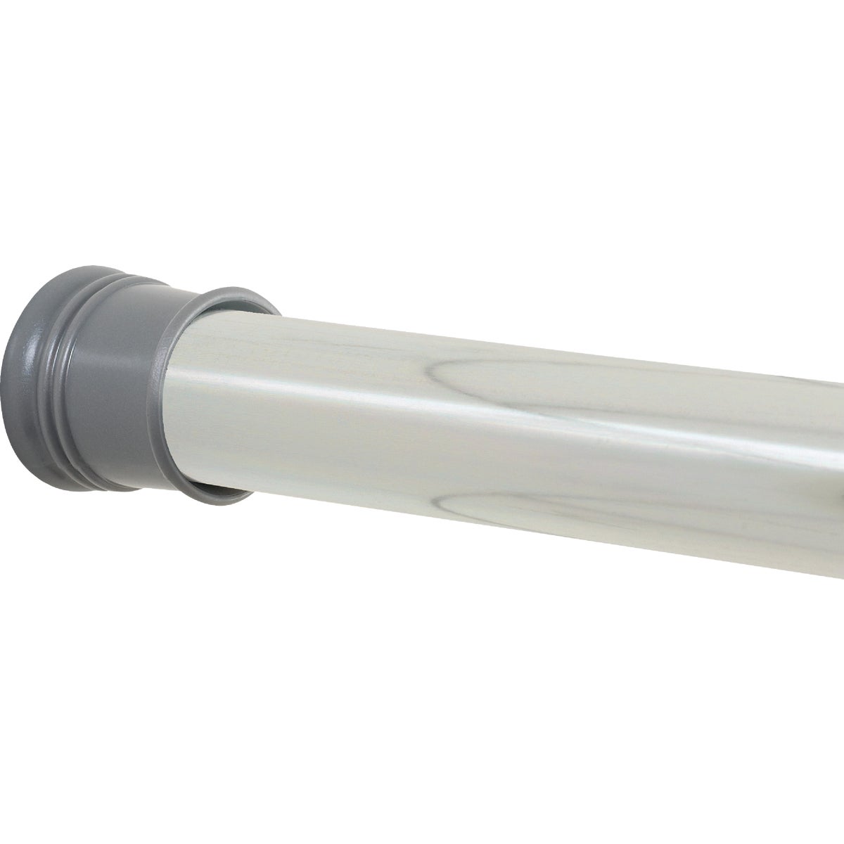 Zenith Zenna Home Straight 52 In. to 86 In. Adjustable Tension Shower Rod in Chrome