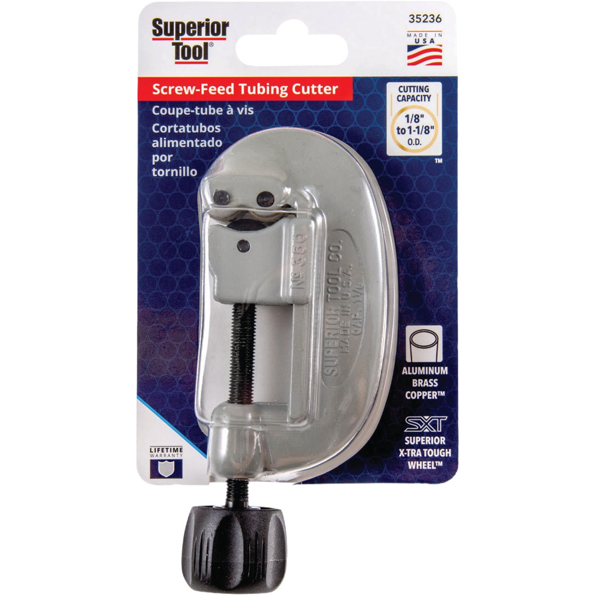 Superior Tool 1-1/8 In. O.D. Screw-Feed Tubing Cutter Image 3