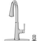 American Standard Maven 1-Handle Lever Pull-Down Kitchen Faucet with Soap Dispenser, Chrome Image 7