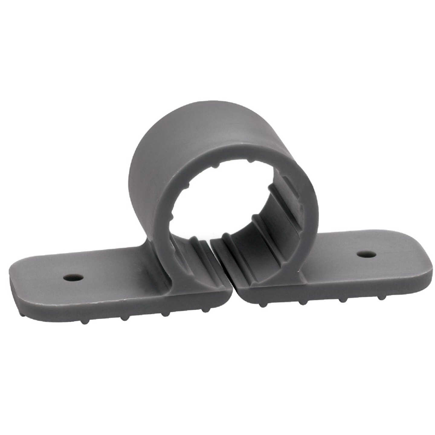 Oatey Standard 1/2 In. Plastic Nail-On Pipe Clamps, (6-Pack) Image 1
