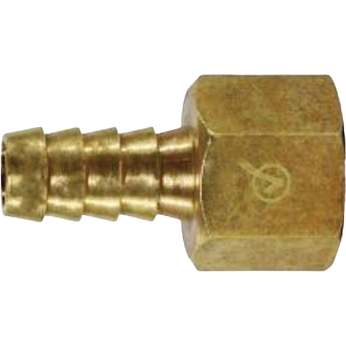 Anderson Metals 1/2 In. Barb x 3/8 In. FPT Brass Hose Adapter