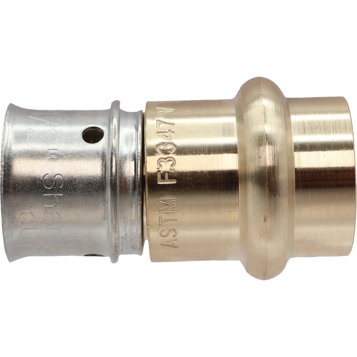 SharkBite 1/2 In.x1/2 In. CU Press Brass Adapter Image 4