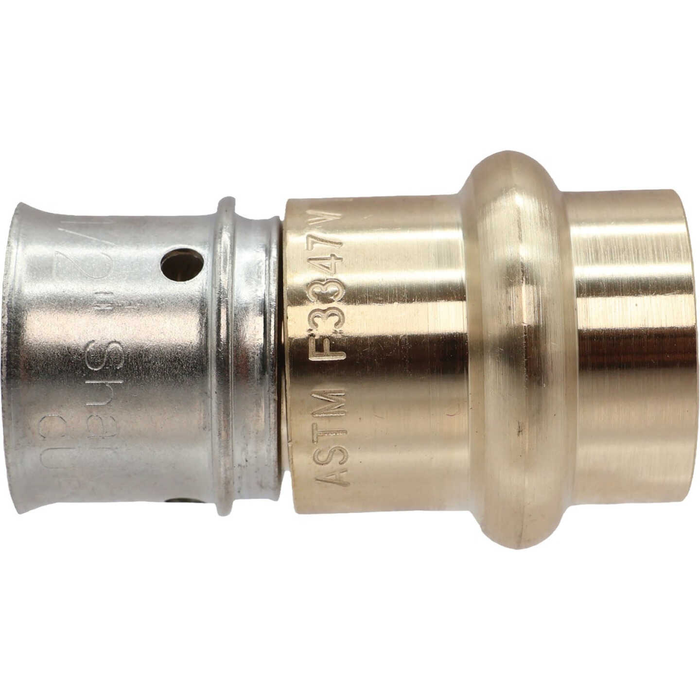 SharkBite 1/2 In.x1/2 In. CU Press Brass Adapter Image 4