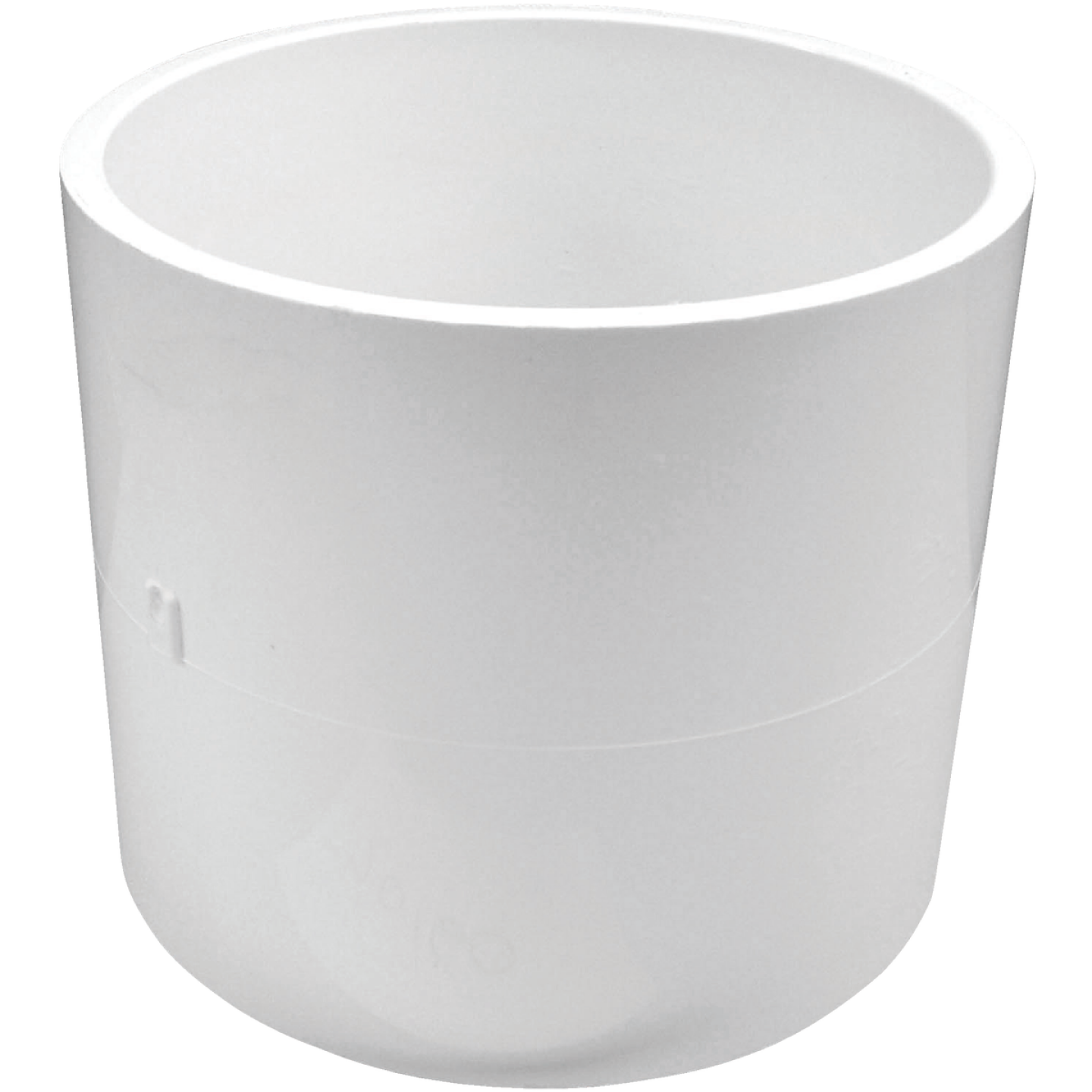 Charlotte Pipe 6 In. Hub Schedule 40 DWV PVC Coupling Image 1