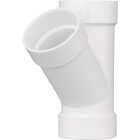 Charlotte Pipe 6 In. Schedule 40 DWV Hub PVC Wye Image 1