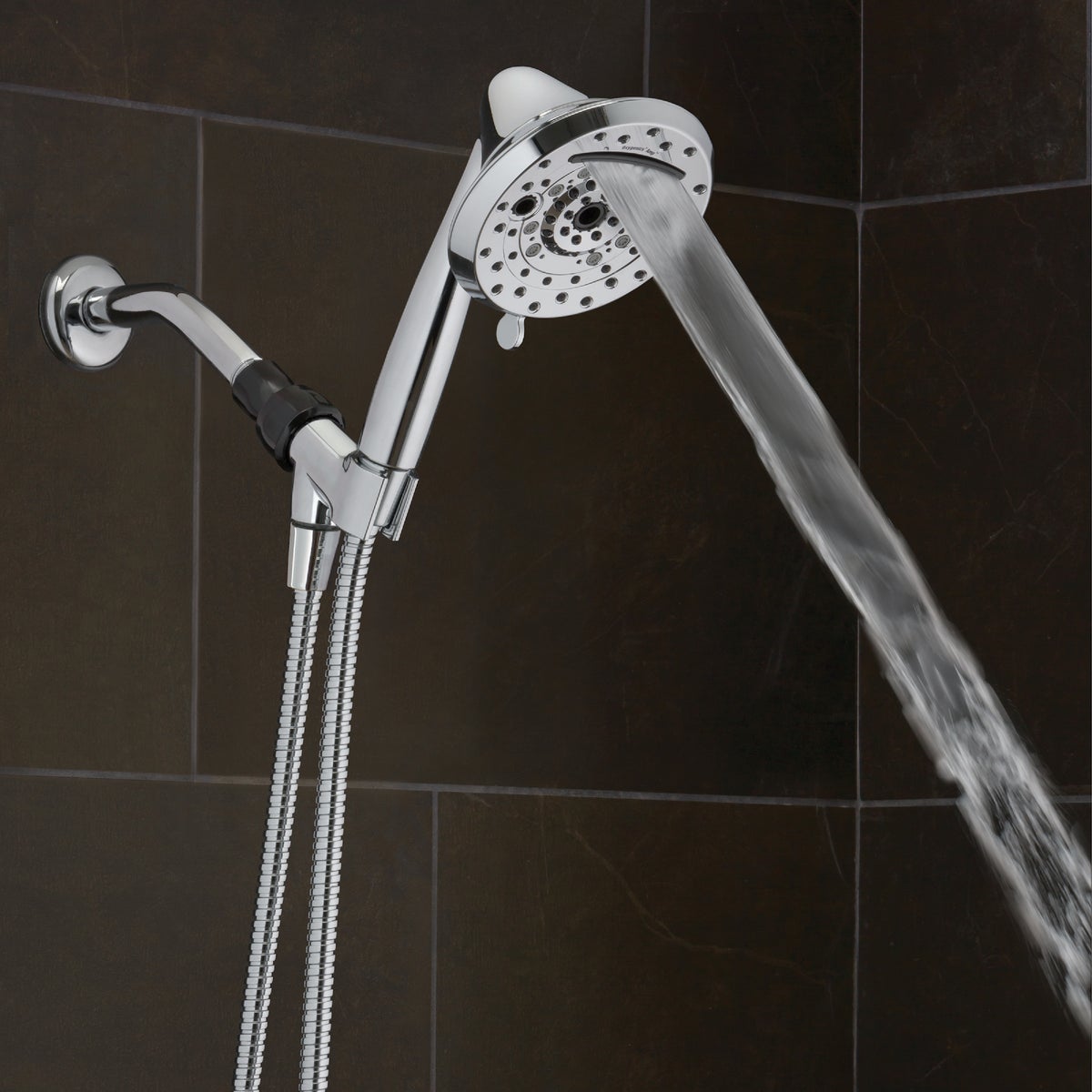 Oxygenics Amp 10-Spray 1.8 GPM Handheld Showerhead, Chrome Image 4