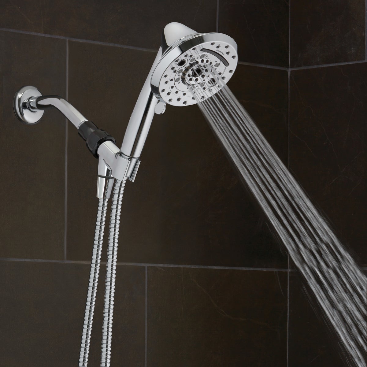 Oxygenics Amp 10-Spray 1.8 GPM Handheld Showerhead, Chrome Image 6