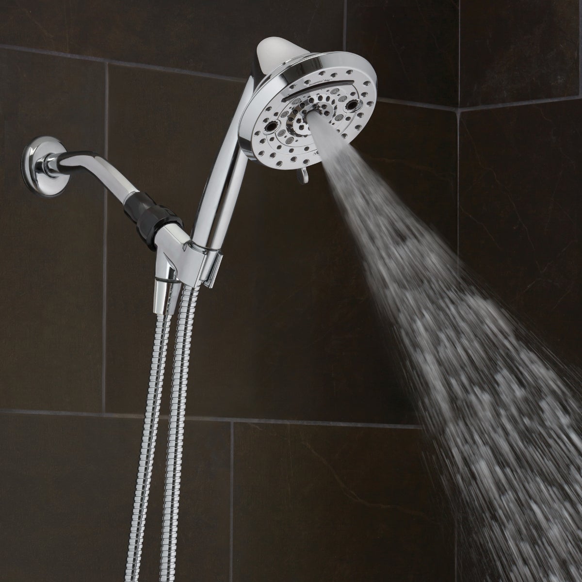 Oxygenics Amp 10-Spray 1.8 GPM Handheld Showerhead, Chrome Image 2