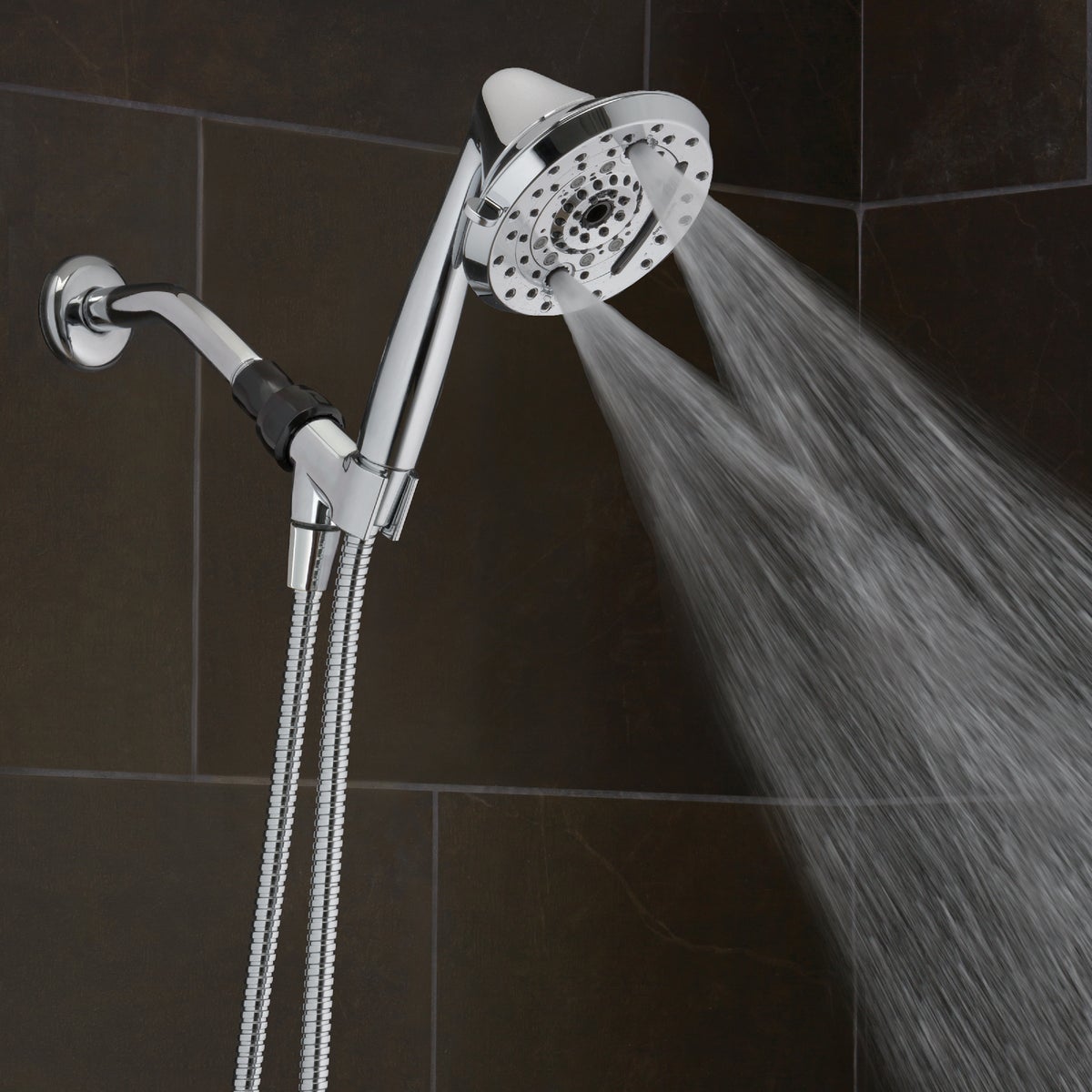 Oxygenics Amp 10-Spray 1.8 GPM Handheld Showerhead, Chrome Image 3