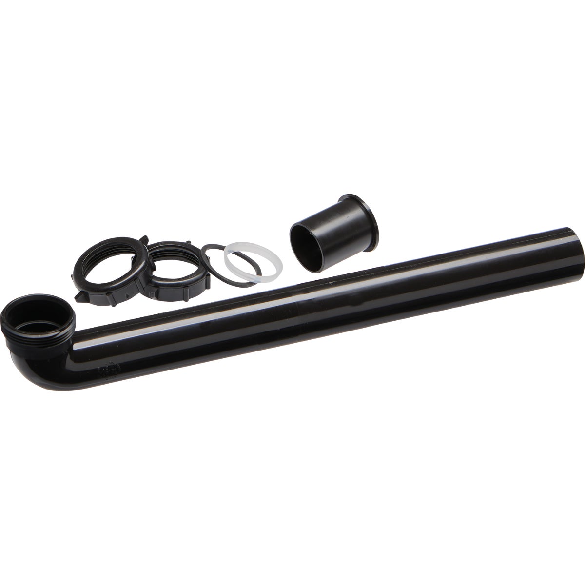 Plumb Pack 1-1/2 In. x 15 In. Black Plastic Waste Arm