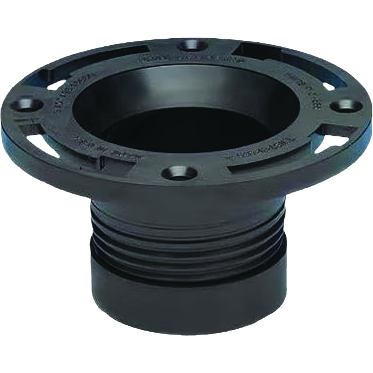 Oatey 4 In. ABS Twist-N-Set Closet Toilet Flange