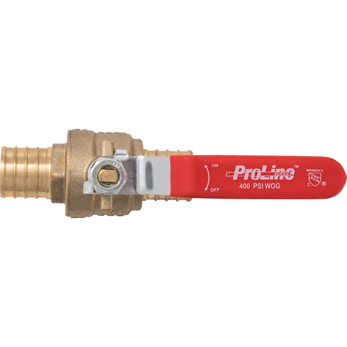 Pro Line Series 1 In. PEX x 1 In. PEX Brass Lead Free Ball Valve Image 3