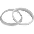Keeney 1-1/2 In. x 1-1/4 In. Beveled Plastic Poly Washer (2-Pack) Image 1