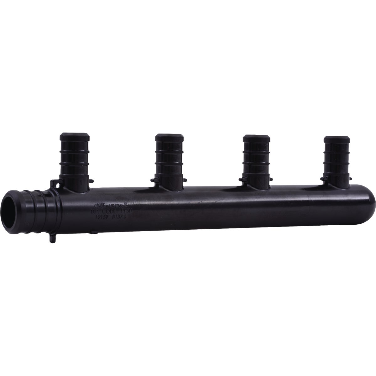 SharkBite PEX-B 3/4 In. Inlet x 1/2 In. Branches Poly Alloy 4-Port Closed Barb Tee