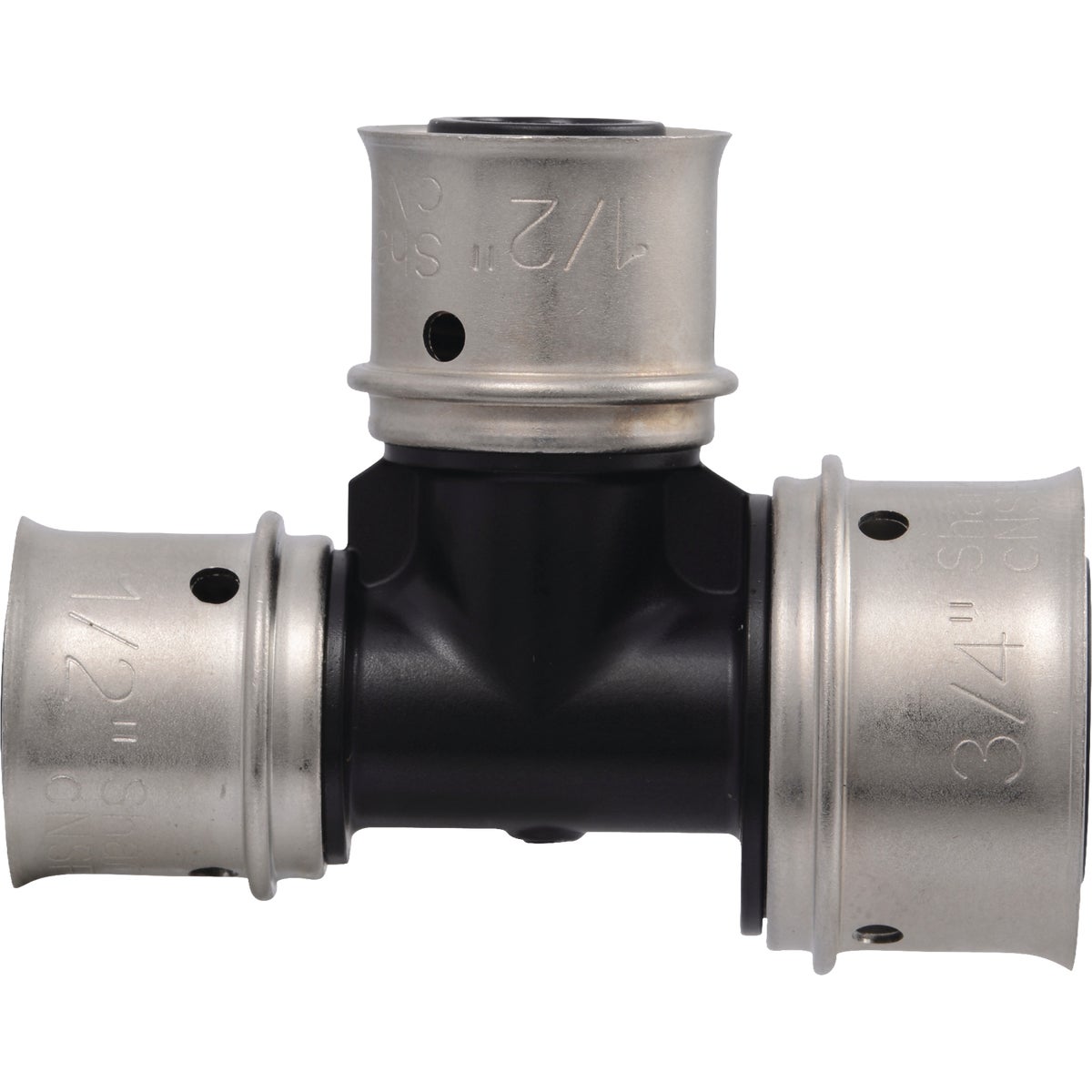 SharkBite 3/4 In.x1/2 In.x1/2 In. PEX Press Poly Tee