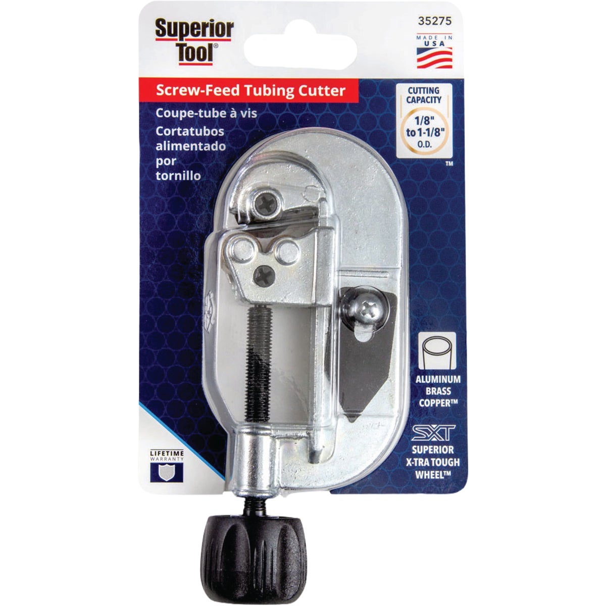 Superior Tool 1/8 In. to 1-1/8 In. Screw-Feed Tubing Cutter Image 3