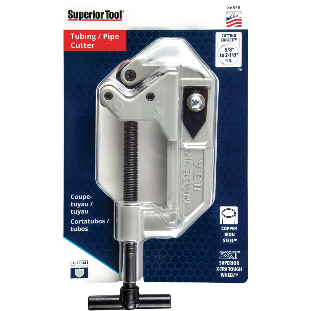 Superior Tool 5/8 In. to 2-1/8 In. Tubing & Pipe Cutter Image 2