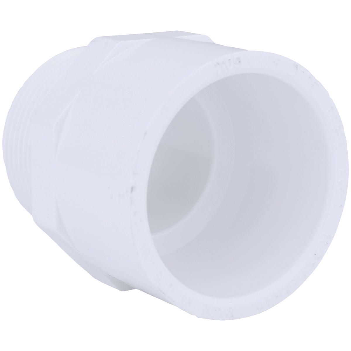 Charlotte Pipe Reducing Schedule 40 6 in. S x 6 in. M.I.P. PVC Adapter Image 1