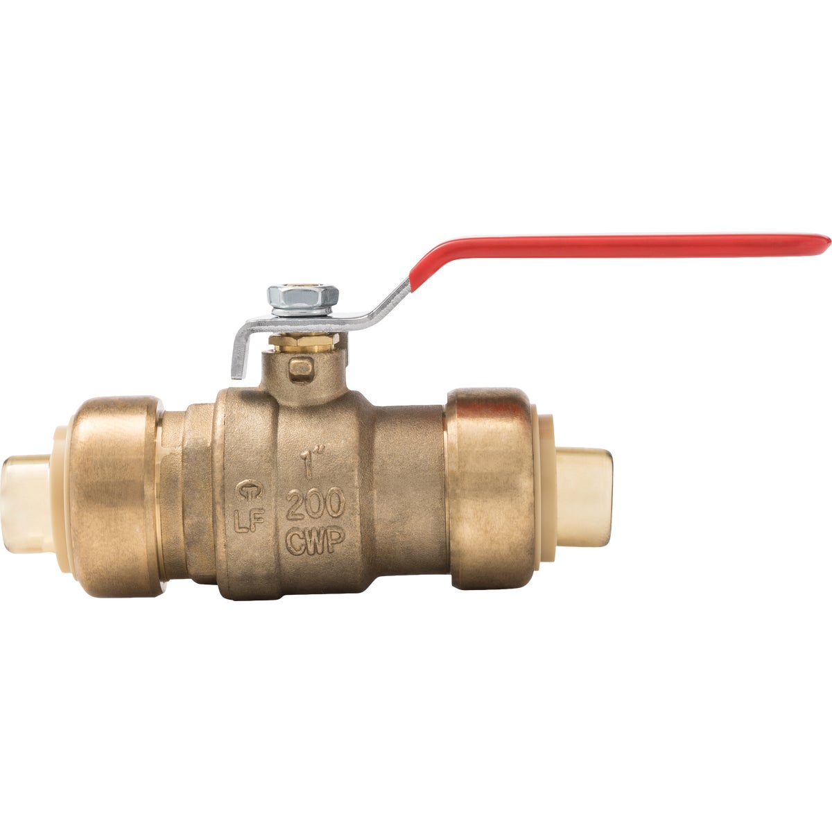 Brass 1 In. PF x 1 In. PF Brass Ball Valve Image 2