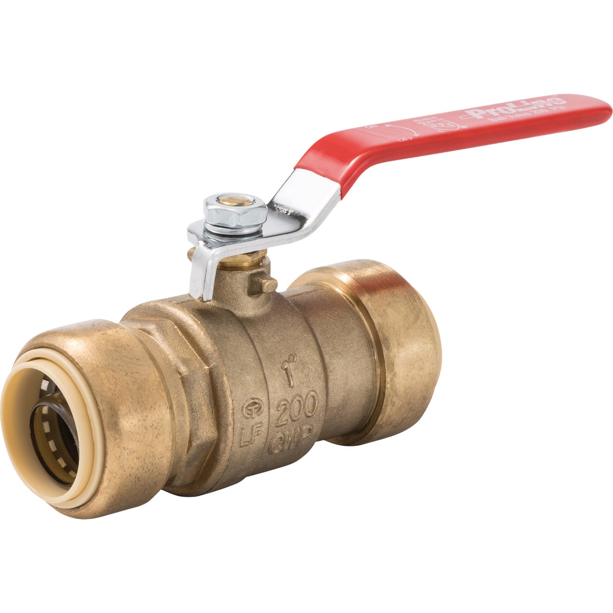 Brass 1 In. PF x 1 In. PF Brass Ball Valve