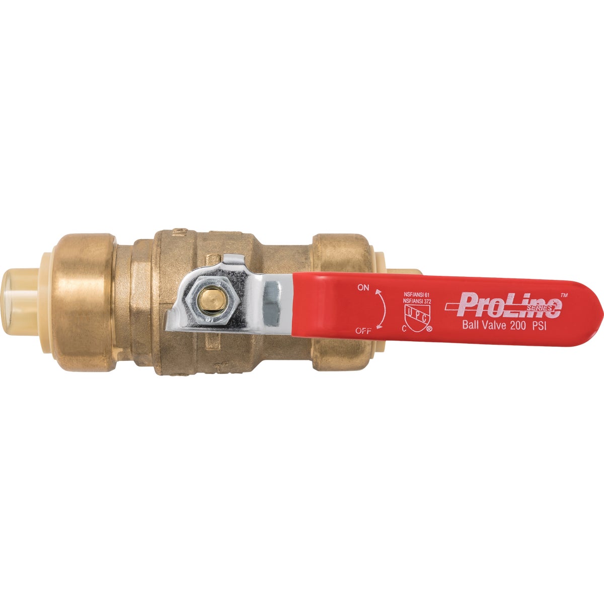 Brass 1 In. PF x 1 In. PF Brass Ball Valve Image 3